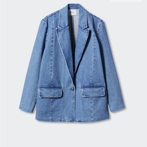 MANGO Denim jacket with pockets NWT